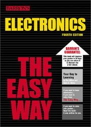 Cover of: Electronics the Easy Way by Rex Miller, Mark R. Miller