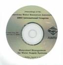 Front cover of Watershed Management For Water Supply Systems by Unknown