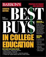 Cover of: Best Buys in College Education by Lucia Solorzano