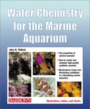 Cover of: Water Chemistry for the Marine Aquarium by John H. Tullock