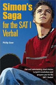 Cover of: Simon's saga for the S.A.T. I verbal