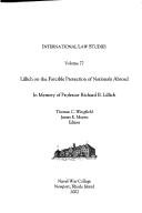 Cover of: Lillich on the Forcible Protection of Nationals Abroad by Richard B. Lillich, Thomas C. Wingfield, James E. Meyen