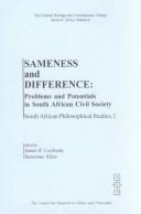 Cover of: Sameness and Difference by 