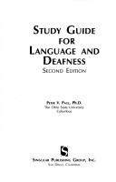 Cover of: Study Guide for Language and Deafness