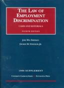 Cover of: Employment Discrimination Law: 1998 Case Supplement