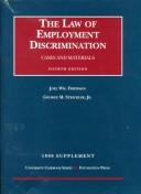 Cover of: Employment Discrimination Law by Strickler Friedman, Joel W. Friedman, George M. Jr. Strickler