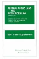 Cover of: 1996 Case Supplement to Federal Public Land and Resources Law (University Casebook Series) by George Cameron Coggins, Charles F. Wilkinson, John D. Leshy