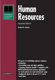 Cover of: Human Resources by Richard B. Renckly