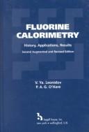 Cover of: Fluorine Calorimetry by Vladimir Yakovlevich Leonidov, P. A. G. O'Hare