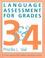 Cover of: Third-Fourth Grade Language Assessment