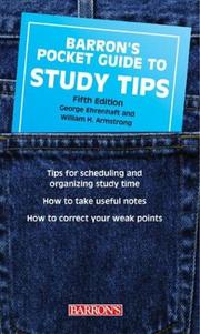 Cover of: Barron's pocket guide to study tips