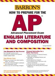 Cover of: Barron's how to prepare for the AP advanced placement exam by George Ehrenhaft