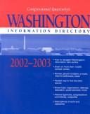 Cover of: Washington Information Directory 2002-2003 (Washington Information Directory)