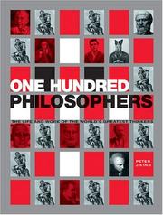 Cover of: One Hundred Philosophers by Peter J., Ph.D. King