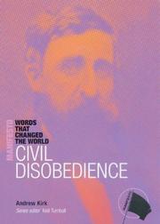 Cover of Civil disobedience