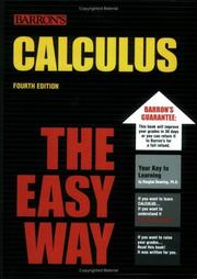 Cover of: Calculus the Easy Way by Douglas Downing