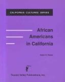 Cover of: African Americans in California (California Cultures Series)