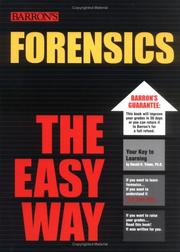 Cover of: Forensics the easy way