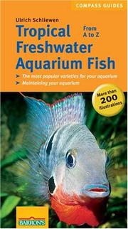 Cover of Tropical freshwater aquarium fish from A to Z