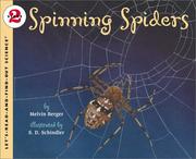 Cover of: Spinning Spiders (Let's-Read-and-Find-Out Science 2) by Melvin Berger