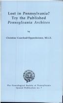 Cover of: Lost in Pennsylvania? by Christine Crawford-Oppenheimer