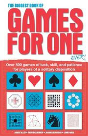 Cover of: The Biggest Book of Games for One Ever! by Robert Allen
