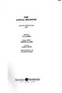 Cover of: The Annual Register 2003: A Record of World Events (Annual Register)