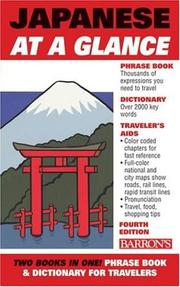 Cover of: Japanese At a Glance