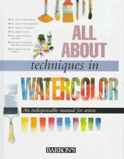 Cover of: All about techniques in watercolor