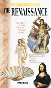 Cover of: The Renaissance by [author, Parramon's Editorial Team ; illustrators, Parramon's Editorial Team].