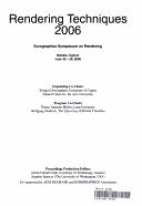 Cover of: Rendering Techniques 2006