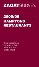 Cover of: Zagat 2005/06 Hamptons Restaurants (Zagatsurvey Hamptons Restaurants)