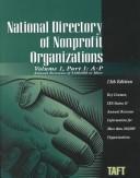 Cover of: National Directory of Nonprofit Organizations/2 Volumes Bound in 3 Books (National Directory of Non-Profit Organizations, 2002) by Grant Eldridge