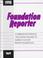 Cover of: Foundation Reporter 1998