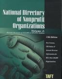 Cover of: National Directory of Nonprofit Organizations 2002 (National Directory of Nonprofit Organizations, Vol.2)