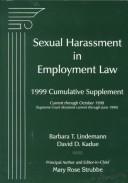 Cover of: Sexual Harassment in Employment Law by Barbara Lindemann, David Kadue