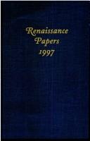 Cover of: Renaissance Papers 1997
