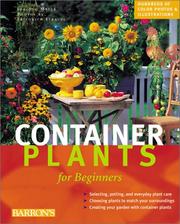 Cover of: Container Plants for Beginners