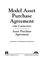 Cover of: Model Asset Purchase Agreement
