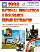 Cover of: 1998 National Renovation & Insurance Repair Estimator (National Renovation & Insurance Repair Estimator (W/CD)) by Jonathan Russell