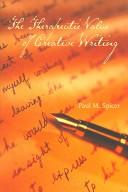 Cover of: Therapeutic Value of Creative Writing | Paul M. Spicer