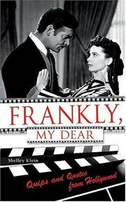 Cover of: Frankly, My Dear by Shelley Klein