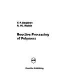 Cover of: Reactive Processing of Polymers