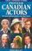 Cover of: Pioneer Canadian Actors