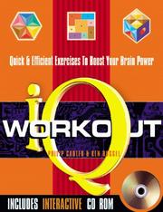 Cover of: IQ workout by Philip J. Carter