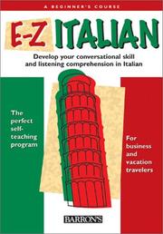 Cover of: EZ-Italian (EZ-Language Courses)