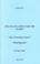 Cover of: Two Plays for Stage or Radio