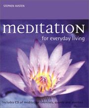 Cover of: Meditation for Everyday Living by Stephen Austen, Stephen Austen