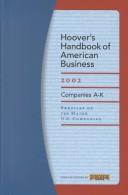 Cover of: Hoover's Handbook of American Business 2002 (Hoover's Handbook of American Business, 2002)
