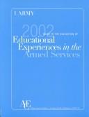 Cover of: 2002 Guide to the Evaluation of Educational Experiences in the Armed Services by American Council on Education.